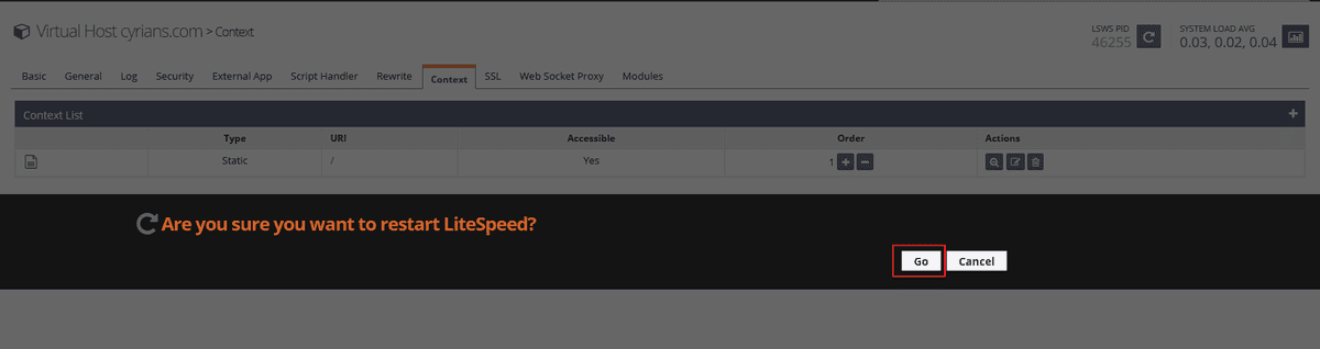 OpenLiteSpeed setting 006.png - Security Score A+