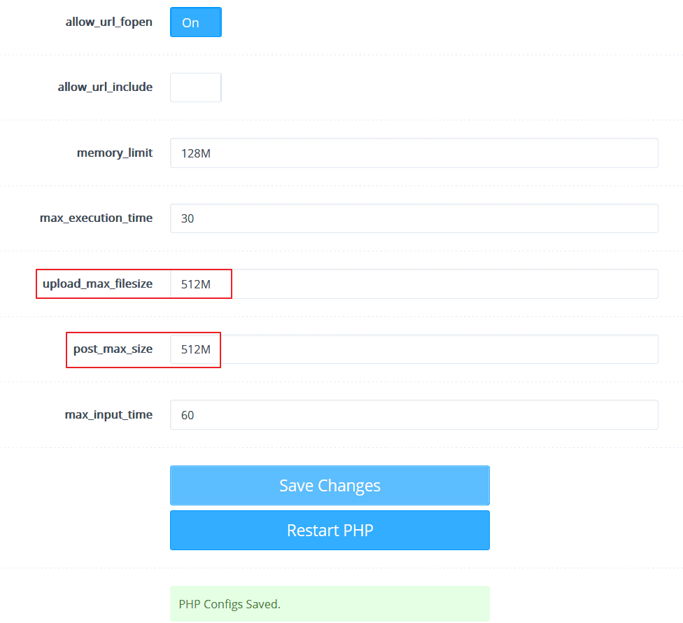 UploadLimit_Setting 007.png - [CyberPanel]解決上傳檔案大小突破2MB限制 